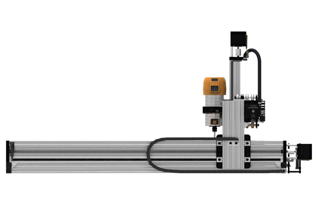 Máquina OpenBuilds LEAD CNC Fresadora con motores paso a paso de  accionamiento de husillo (1000x1000) y montaje de cuello de euro como kit
