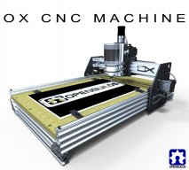 1000x1000 OpenBuilds CNC Fräse mit Spindelantrieb Schrittmotoren als Bausatz 