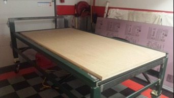Repurposed Steel Table 4 x 8 Build