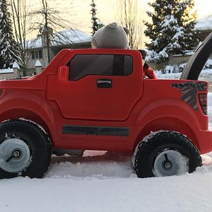 Ford Raptor project snow tires!